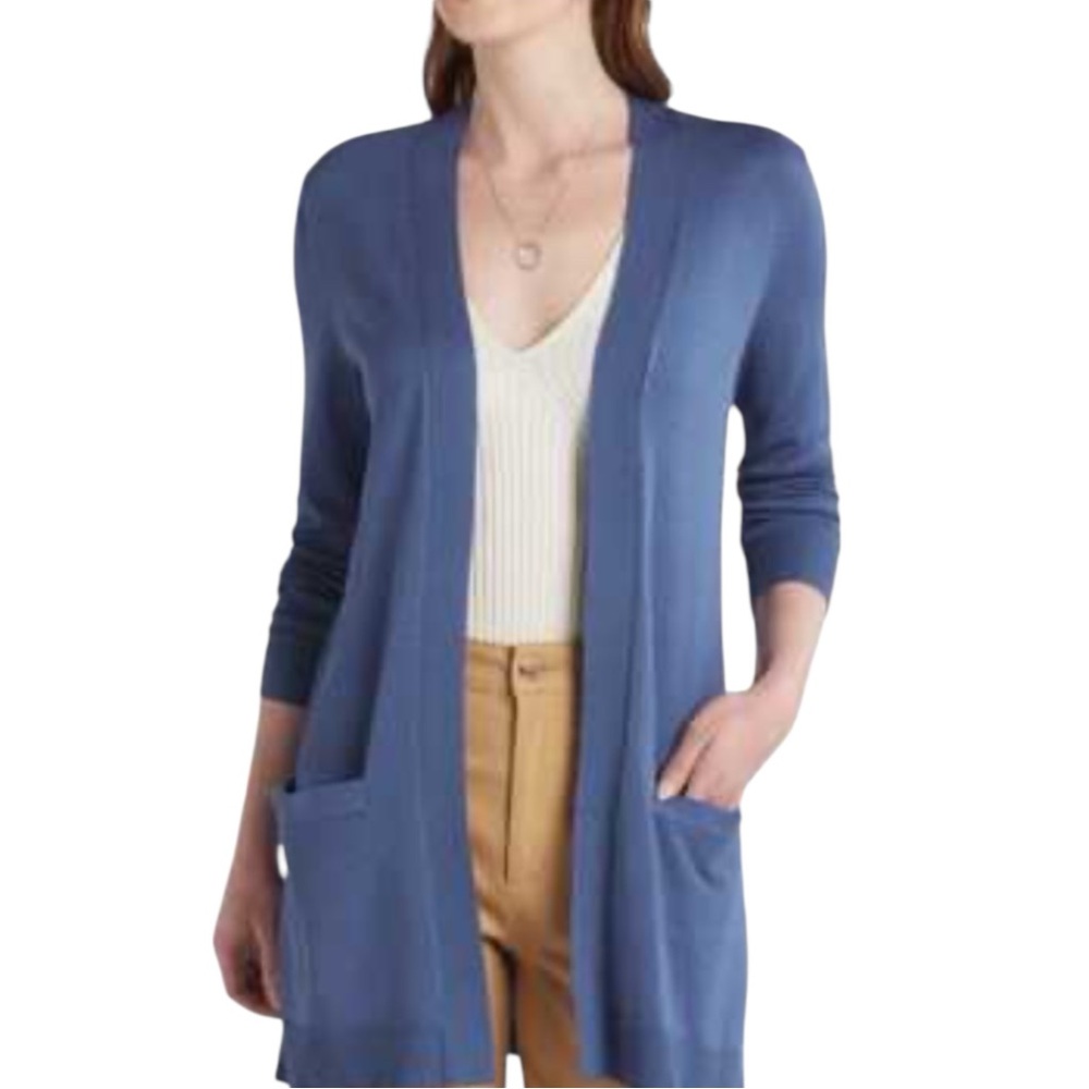 NWOT Love Ellie x Stitch Fix Open Front Lightweight Fine Gauge Cardigan‎ Spring